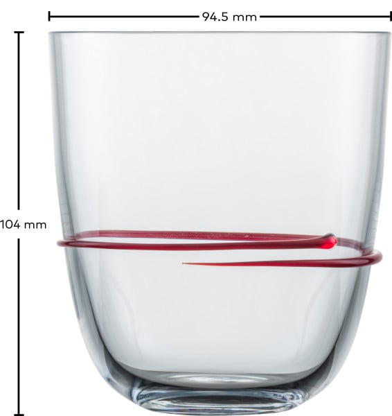 Schott Zwiesel Becher rot Aura Neueste Mode