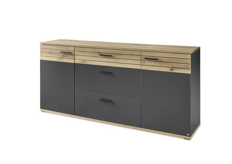 set one by Musterring Sideboard Quincy Anthrazit grau | Osterangebot