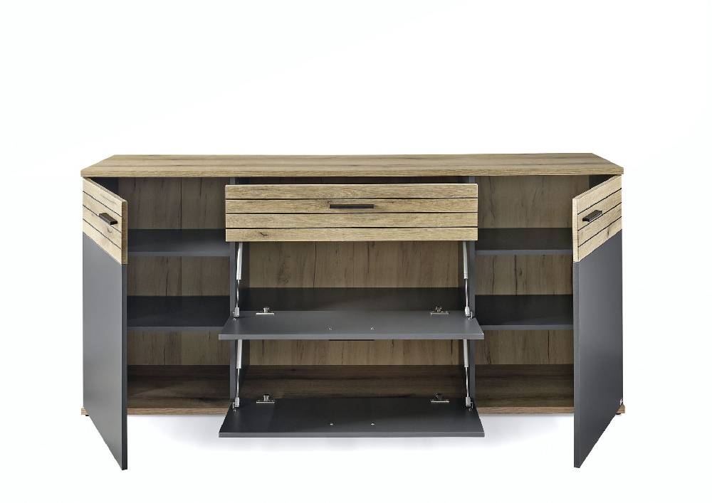 set one by Musterring Sideboard Quincy Anthrazit grau | Osterangebot