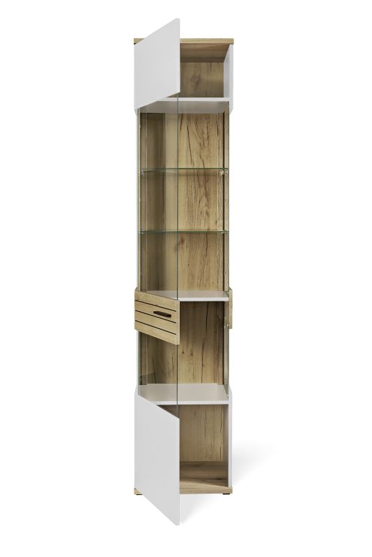 set one by Musterring Vitrine Quincy Lichtgrau grau | Valentinstagsangebot
