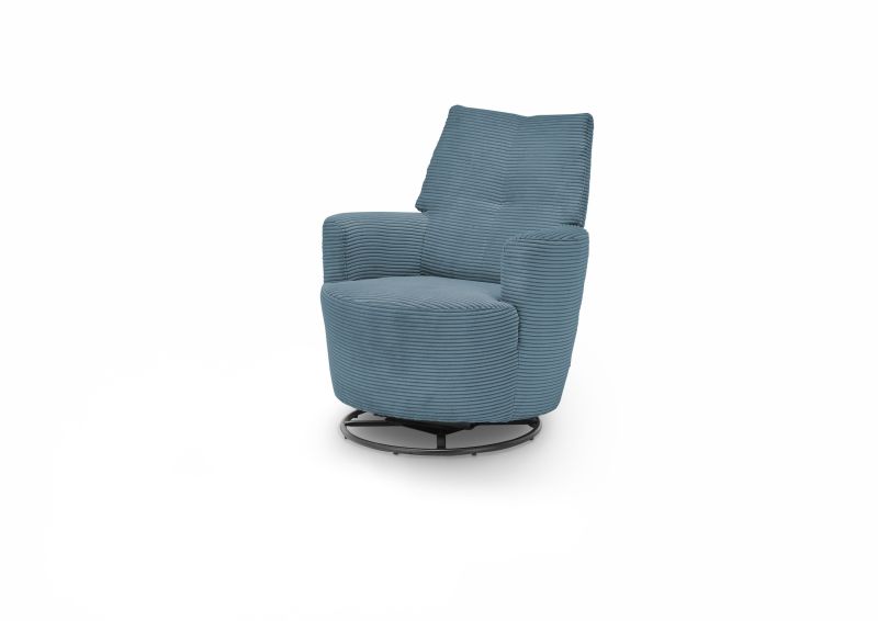 set one by Musterring Sessel SO 1450 Cord Sitzkomfort Kaltschaum RG 35 (Standard),GCT 46 azure blue blau | Fabrikverkauf