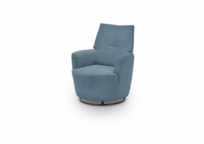 set one by Musterring Sessel SO 1450 Cord Sitzkomfort Kaltschaum RG 35 (Standard),GCT 46 azure blue blau | Fabrikverkauf