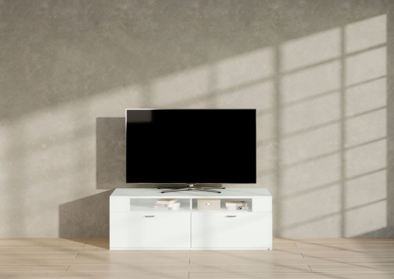 set one by Musterring Lowboard tacoma Einzeltypen Korpus, Wandborde, TV-Bänke, Esstische und Couchtische: Weiß Arctic, F weiß | Online Outlet