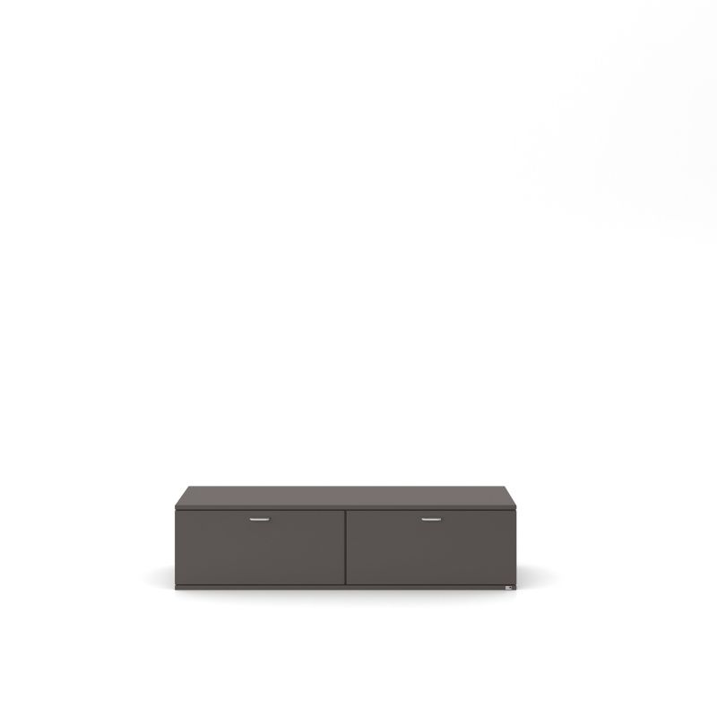 set one by Musterring Lowboard tacoma Einzeltypen Korpus, Wandborde, TV-Bänke, Esstische und Couchtische: Grafit, Fronte dunkelgrau | Zeitlich begrenztes Angebot