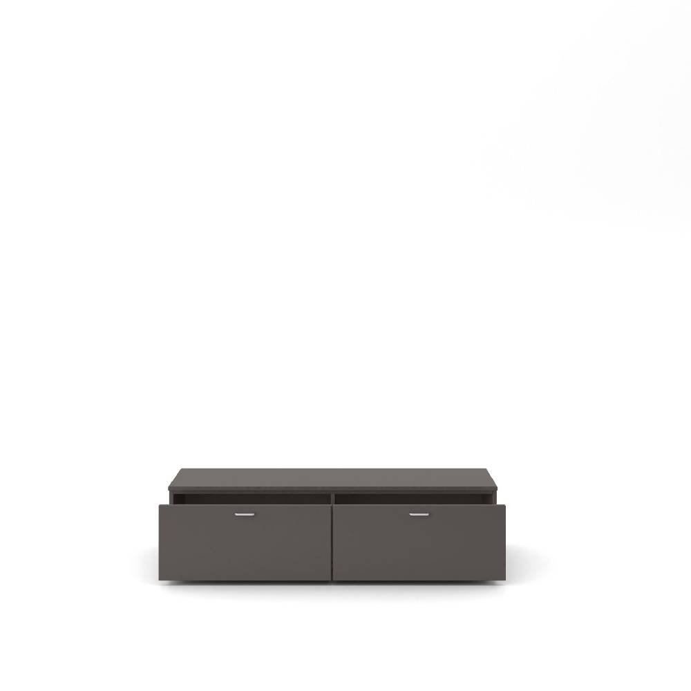 set one by Musterring Lowboard tacoma Einzeltypen Korpus, Wandborde, TV-Bänke, Esstische und Couchtische: Grafit, Fronte dunkelgrau | Zeitlich begrenztes Angebot