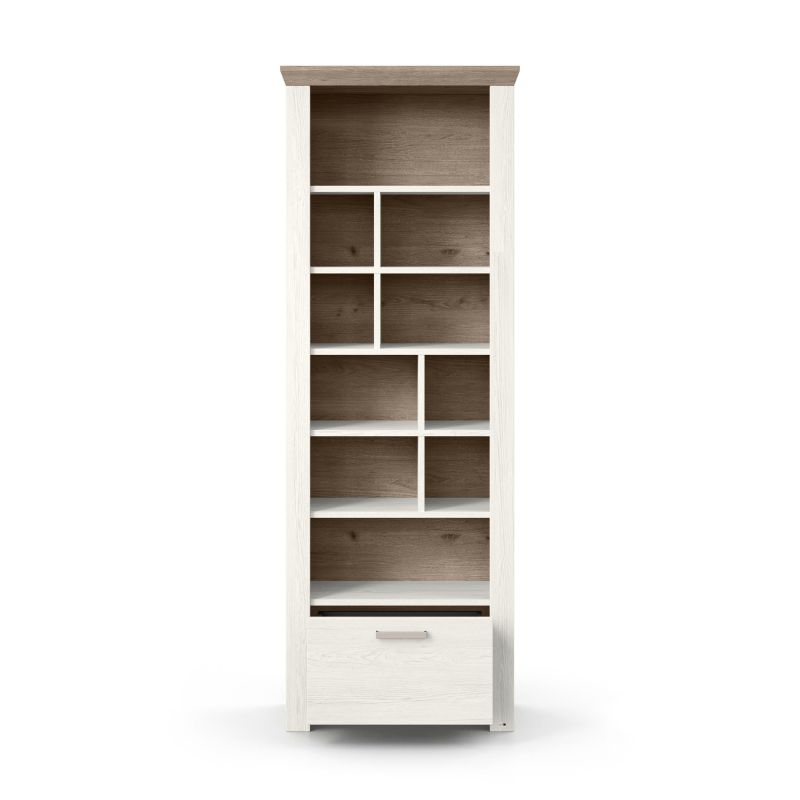 set one by Musterring Vitrine york - Wohnen Einzeltypen Pino-Aurelio-Nachbildung / Eiche-Nelson-Nachbildung braun | Super Rabatt