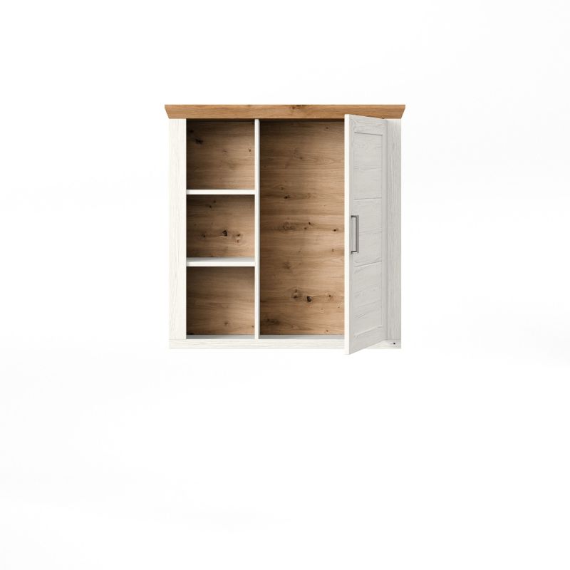 set one by Musterring Hängeelement york - Wohnen Einzeltypen Pino-Aurelio-Nachbildung / Artisan-Eiche-Nachbildung weiß | Heißer Verkauf