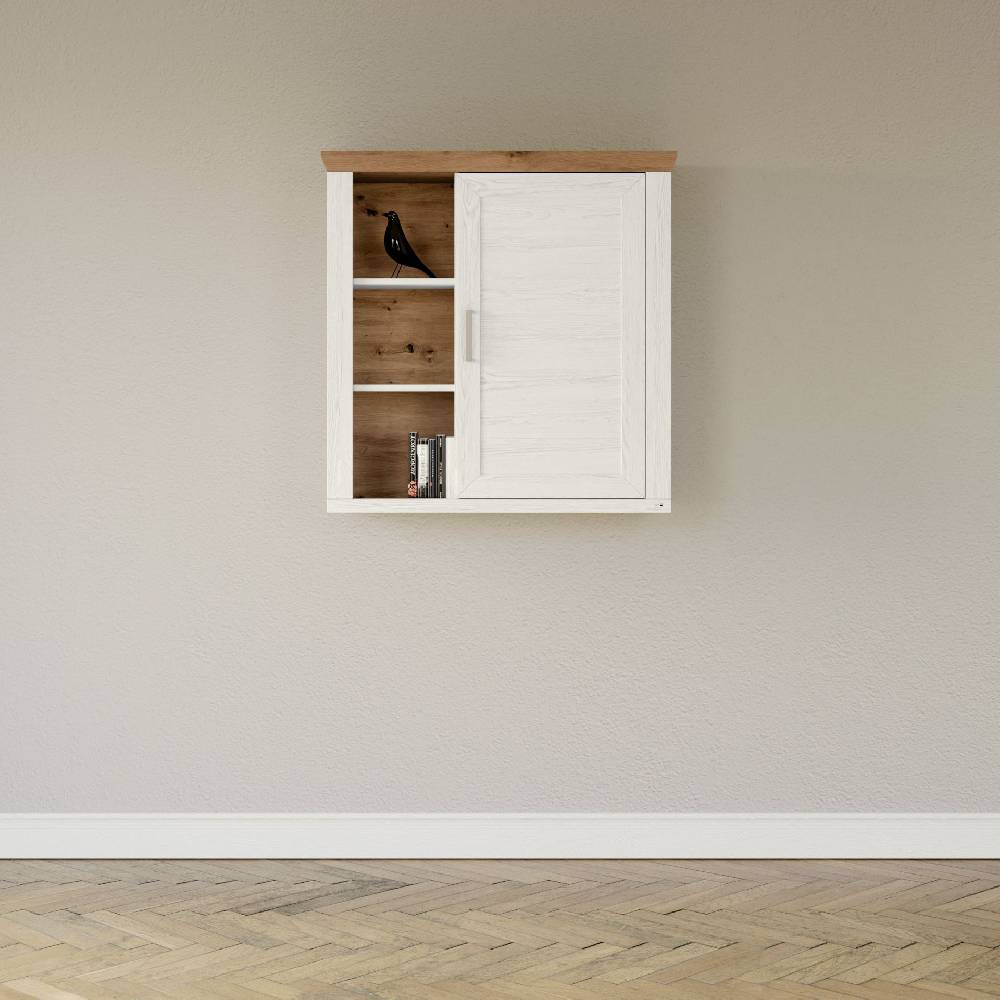 set one by Musterring Hängeelement york - Wohnen Einzeltypen Pino-Aurelio-Nachbildung / Artisan-Eiche-Nachbildung weiß | Heißer Verkauf