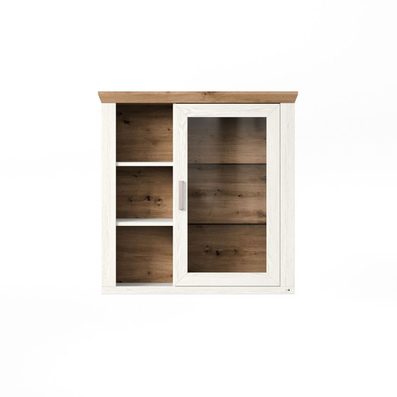 set one by Musterring Hängeelement york - Wohnen Einzeltypen Pino-Aurelio-Nachbildung / Artisan-Eiche-Nachbildung weiß | Top Angebot