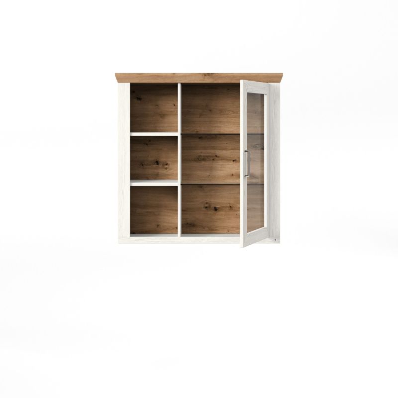 set one by Musterring Hängeelement york - Wohnen Einzeltypen Pino-Aurelio-Nachbildung / Artisan-Eiche-Nachbildung weiß | Top Angebot