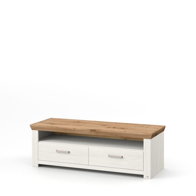 set one by Musterring Sideboard york - Wohnen Einzeltypen Pino-Aurelio-Nachbildung / Artisan-Eiche-Nachbildung weiß | Neuheiten