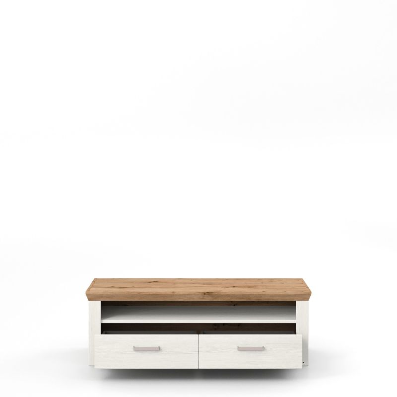 set one by Musterring Sideboard york - Wohnen Einzeltypen Pino-Aurelio-Nachbildung / Artisan-Eiche-Nachbildung weiß | Neuheiten