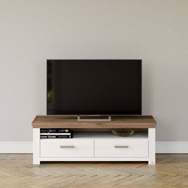 set one by Musterring Sideboard york - Wohnen Einzeltypen Pino-Aurelio-Nachbildung / Artisan-Eiche-Nachbildung weiß | Neuheiten