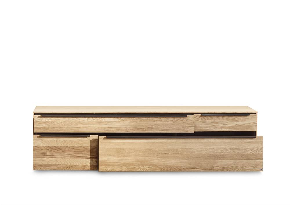 set one by Musterring Lowboard Jackson Massivholz natur | Saisonale Angebote