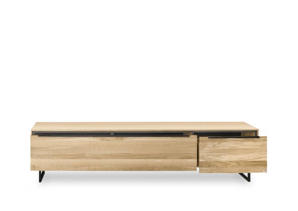 set one by Musterring Lowboard Jackson Massivholz natur | Riesige Ersparnisse