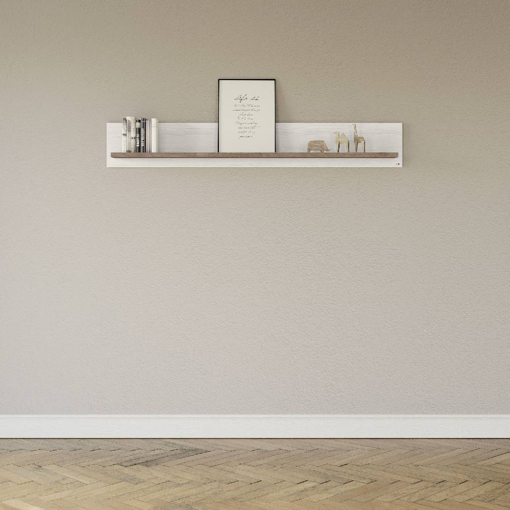 set one by Musterring Wandbord york - Wohnen Einzeltypen Pino-Aurelio-Nachbildung / Eiche-Nelson-Nachbildung braun | Super Rabatt