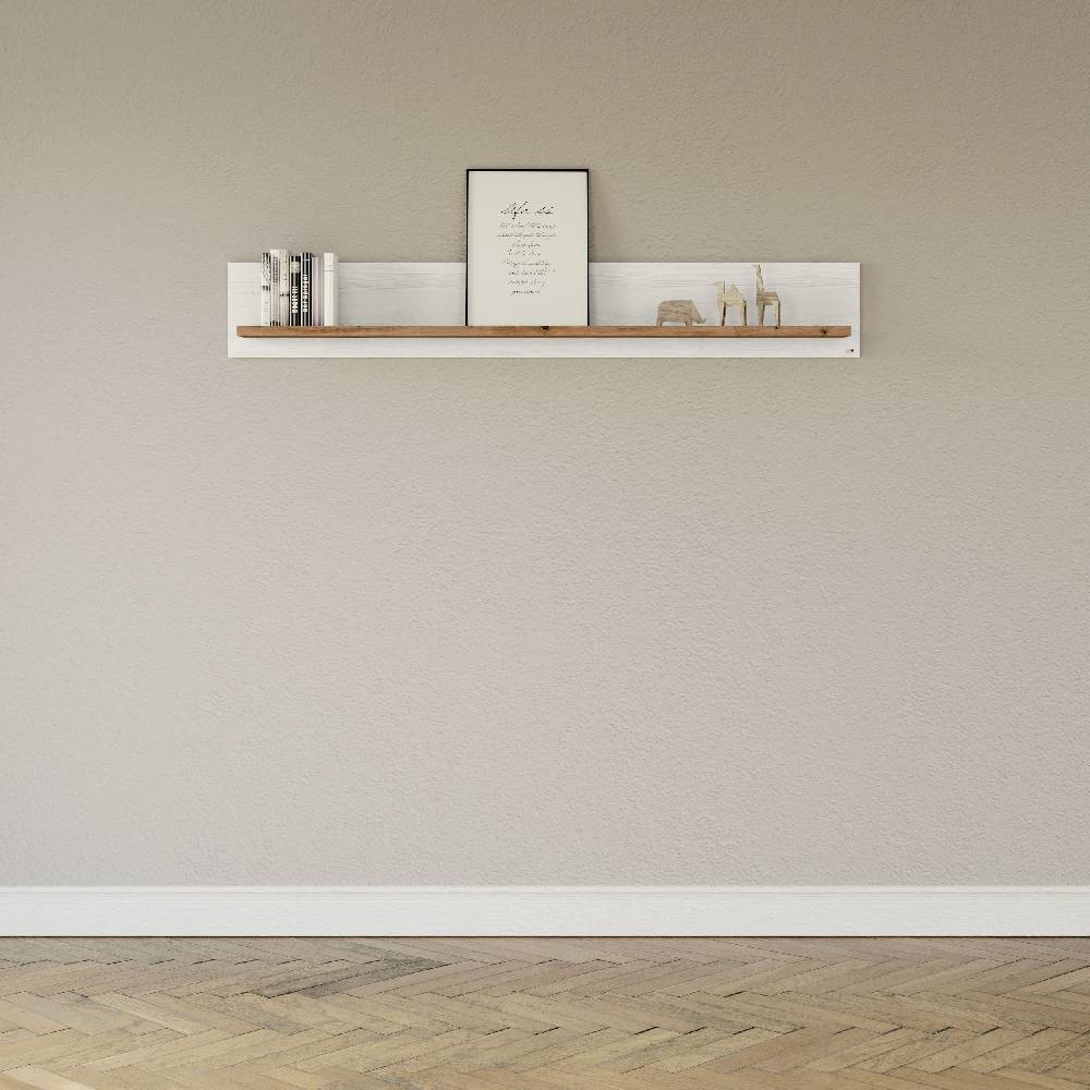 set one by Musterring Wandbord york - Wohnen Einzeltypen Pino-Aurelio-Nachbildung / Artisan-Eiche-Nachbildung weiß | 50% Rabatt mit kostenlosem Versand