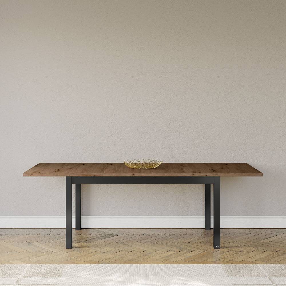 set one by Musterring Esstisch york - Wohnen Einzeltypen Graphite / Artisan-Eiche-Nachbildung braun | Preisnachlass