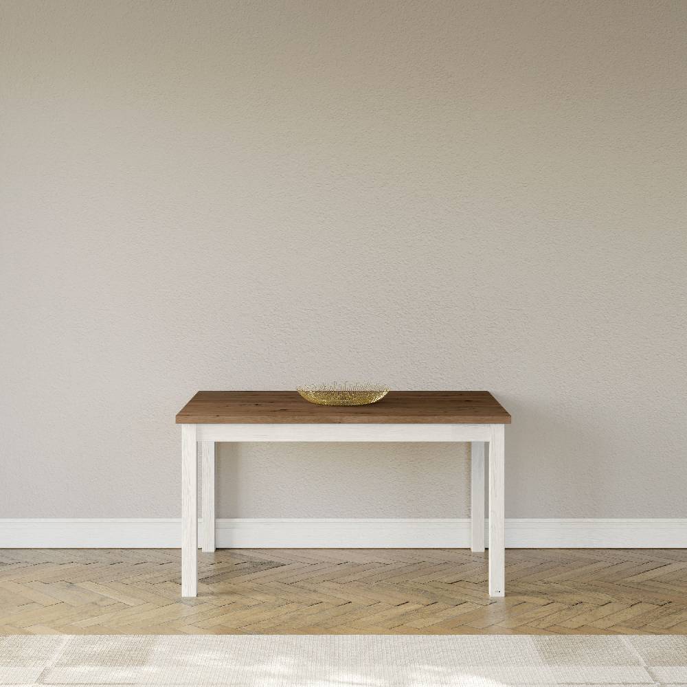set one by Musterring Esstisch york - Wohnen Einzeltypen Pino-Aurelio-Nachbildung / Artisan-Eiche-Nachbildung weiß | Black Friday