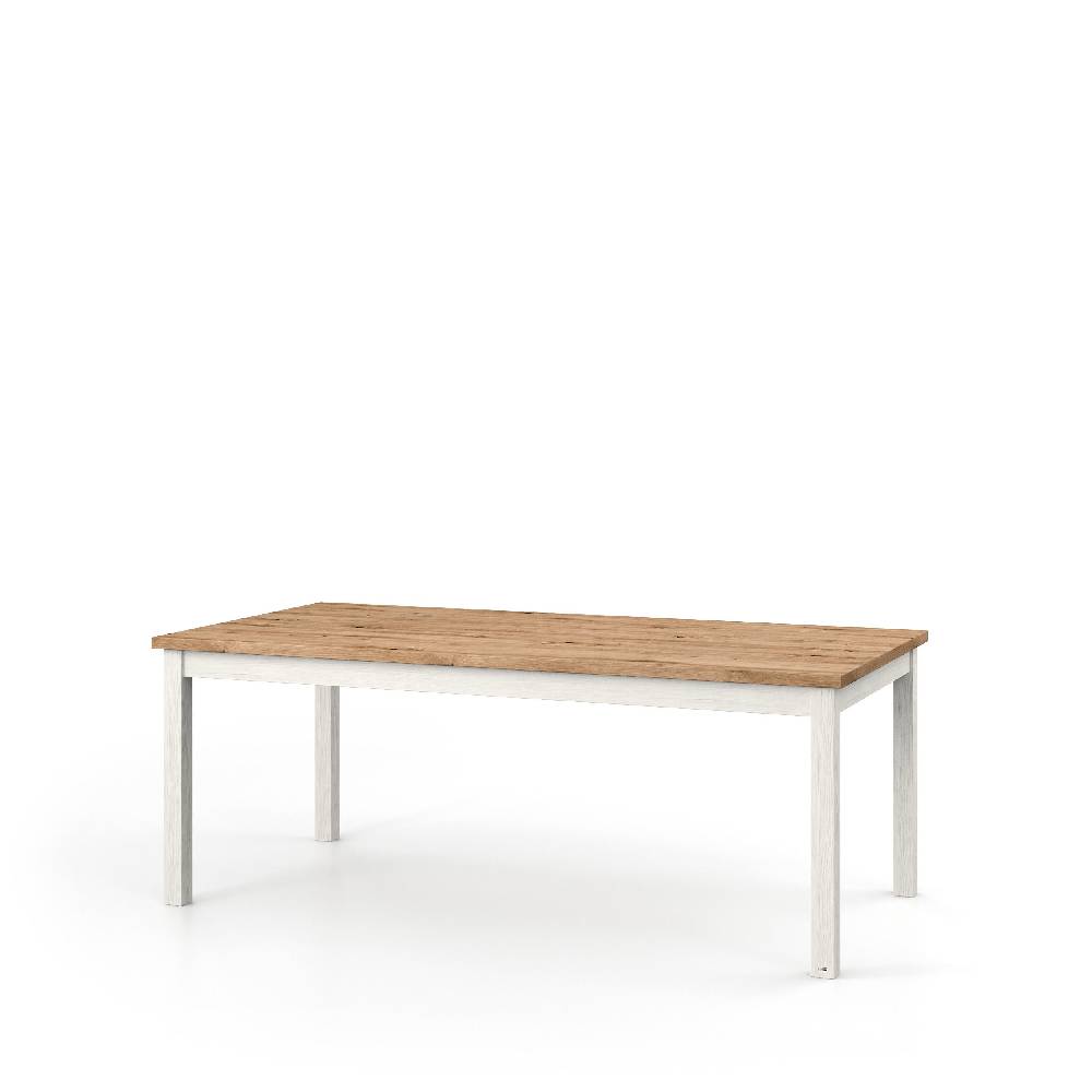 set one by Musterring Esstisch york - Wohnen Einzeltypen Pino-Aurelio-Nachbildung / Artisan-Eiche-Nachbildung weiß | Osterangebot