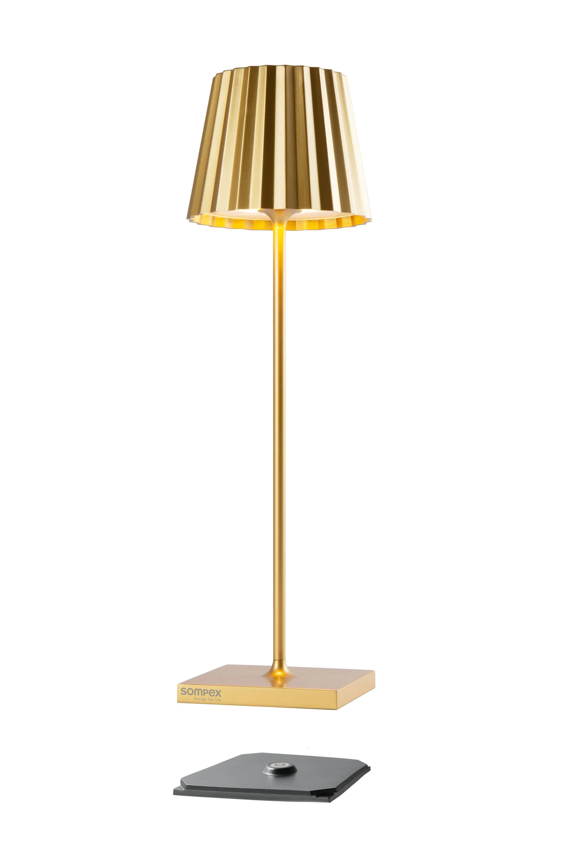 Sompex TROLL 2.0 - gold, Akku-Tischleuchte Nur für heute