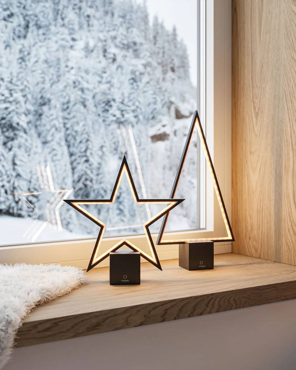 Sompex PINE 2.0 - schwarz, Akku-Tischleuchte Saisonschlussverkauf