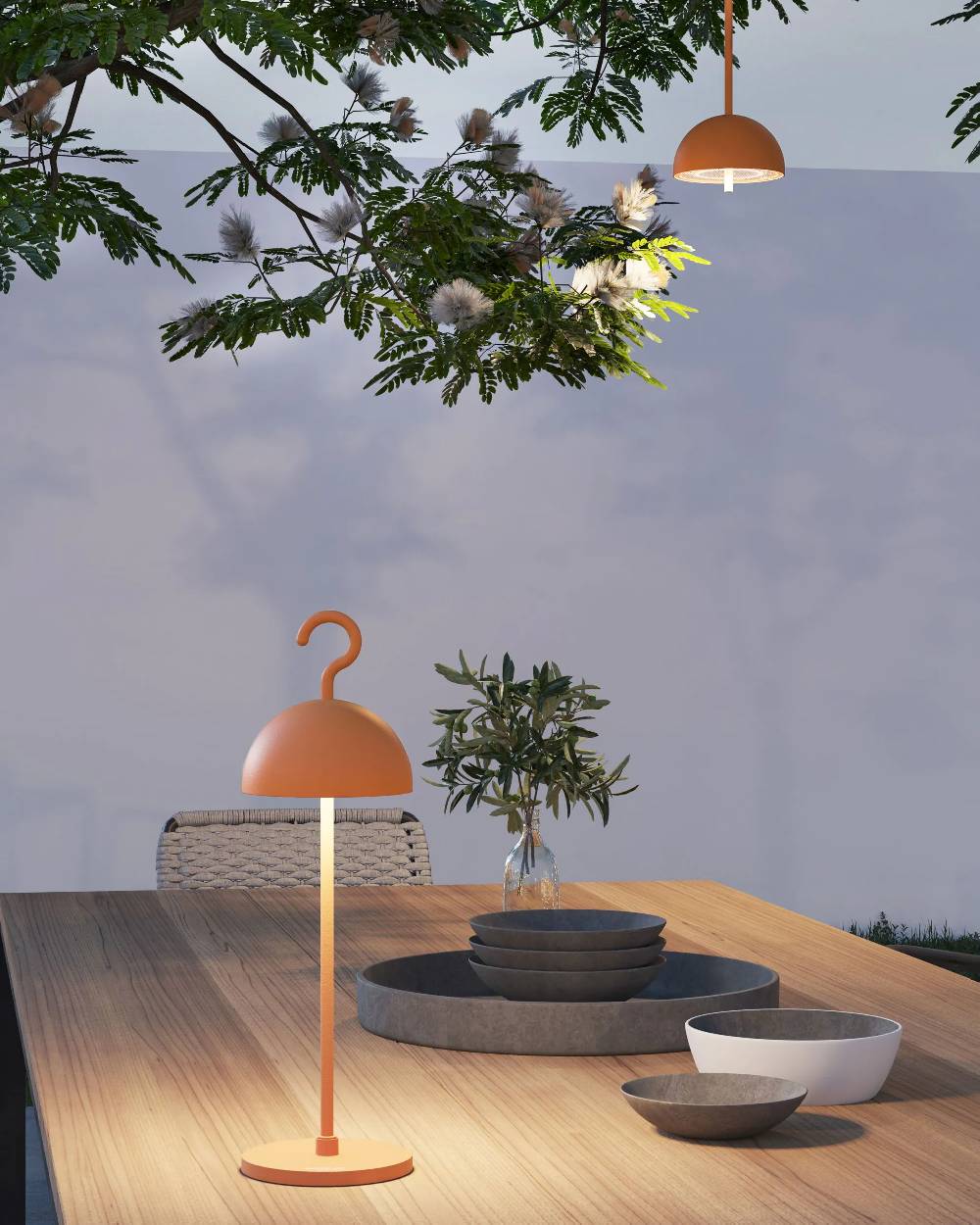 Sompex HOOK - Orange, Akku-Tischleuchte Nur für heute