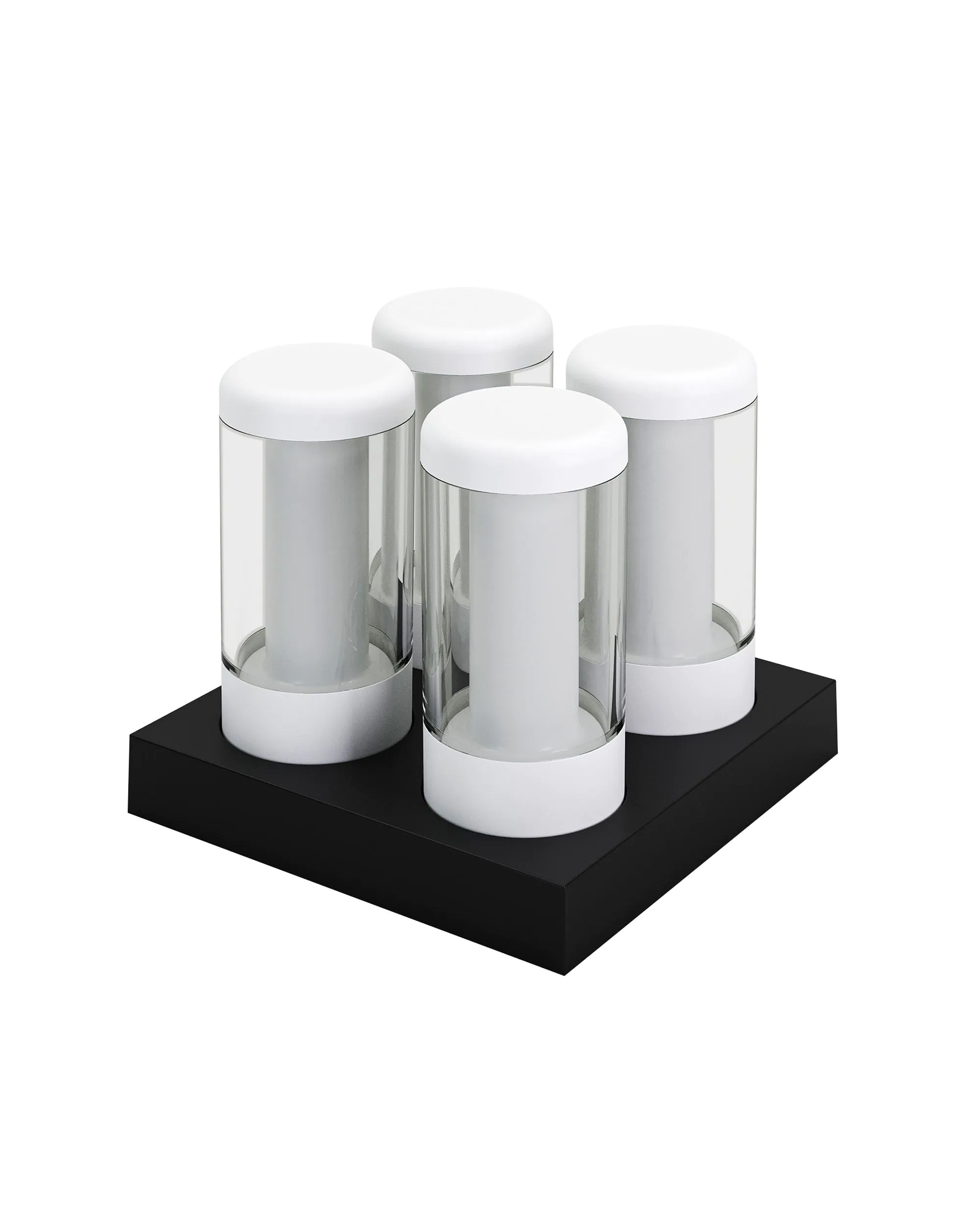Sompex NIP - Akku-Tischleuchten 4er Set, weiß Saisonschlussverkauf