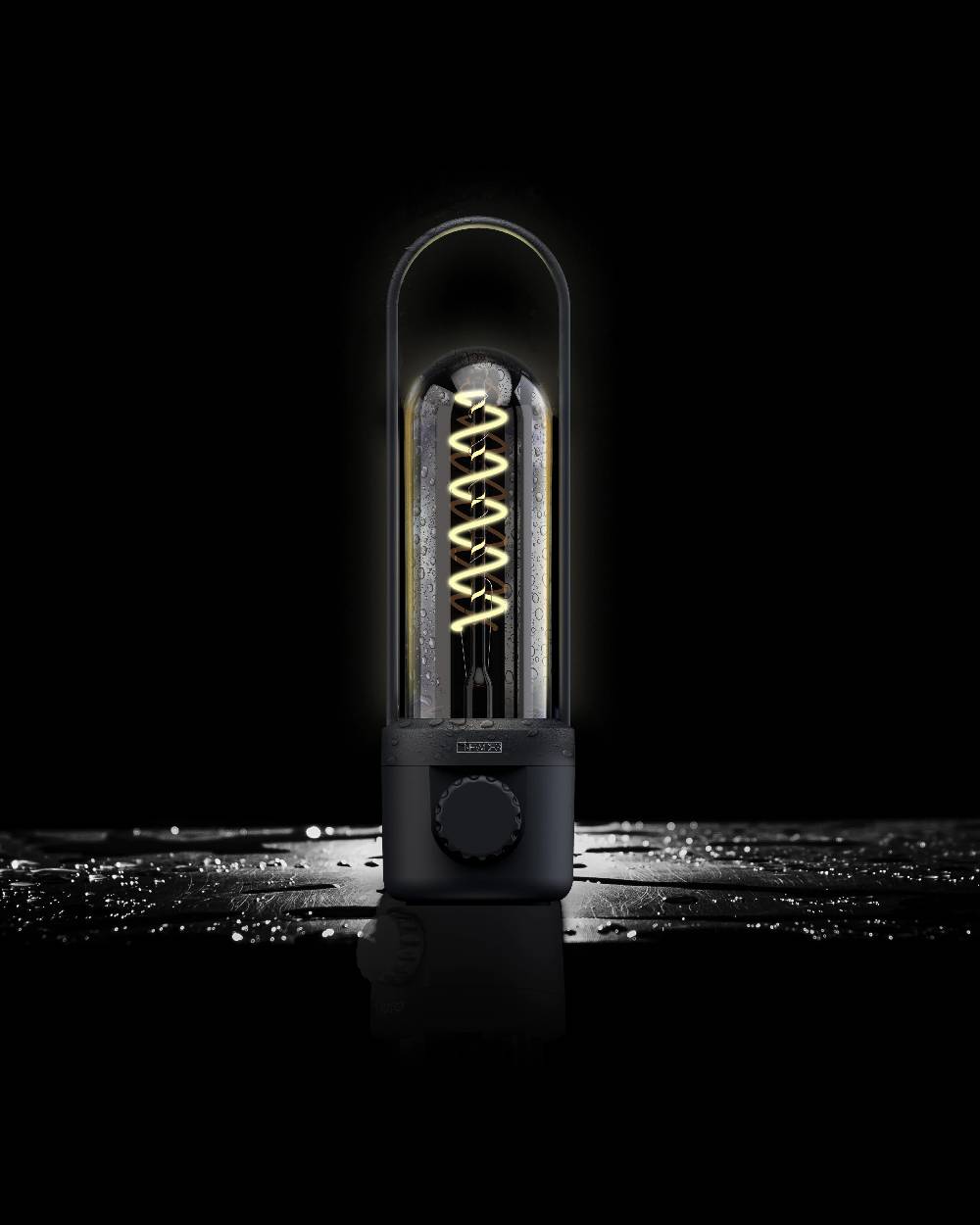Sompex COIL - Outdoorleuchte, Schwarz Lagerräumung