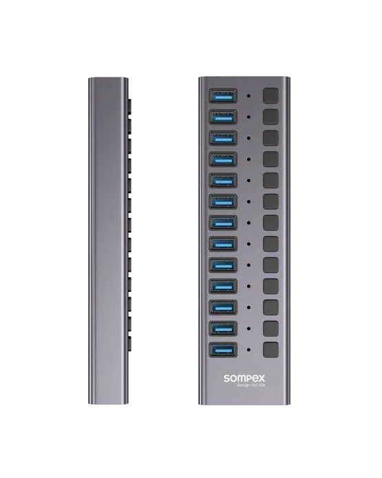 Sompex USB POWER HUB 13 PORTS EU Heißer Verkauf