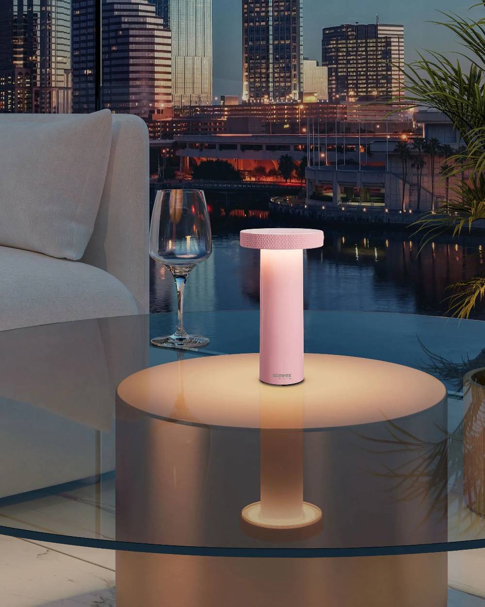 Sompex VOLUME - Rosa, Akku-Tischleuchte Tägliche Deals