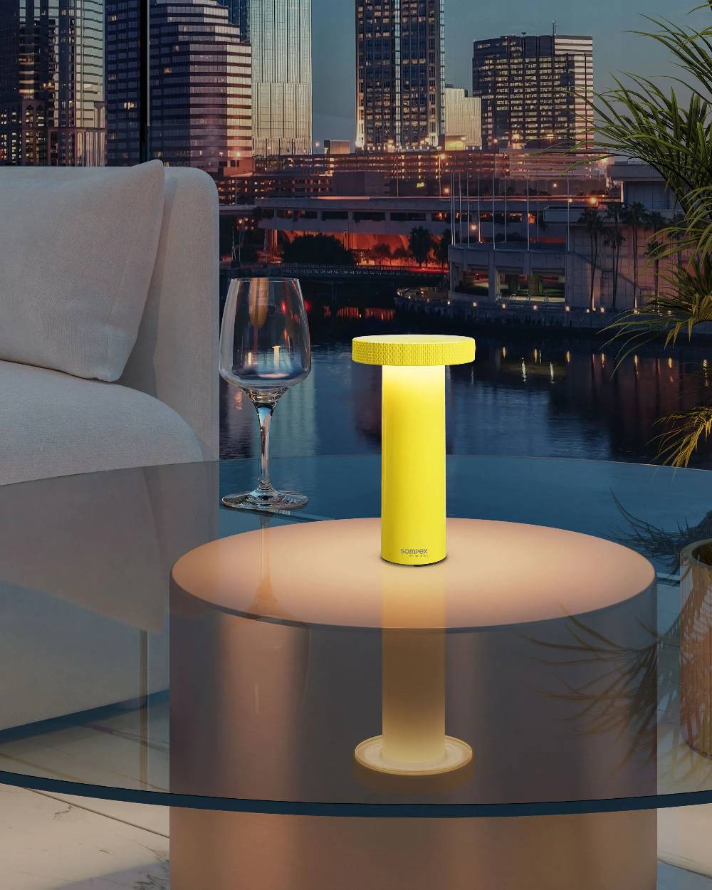 Sompex VOLUME - Neon Gelb, Akku-Tischleuchte Exklusive Angebote